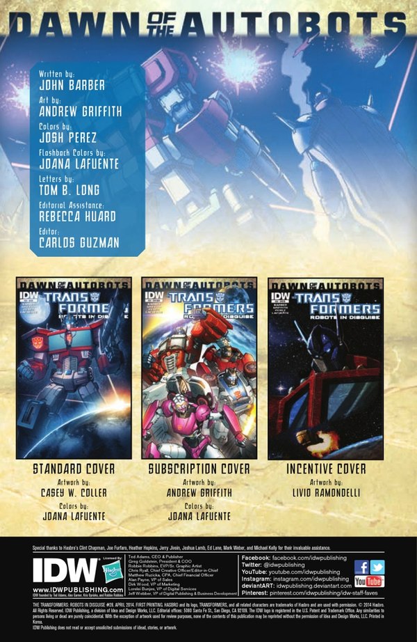 Transformers Robots In Disguise 28 Dawn Of The Autobots Comic Book Preview   EARTHFALL  (2 of 7)